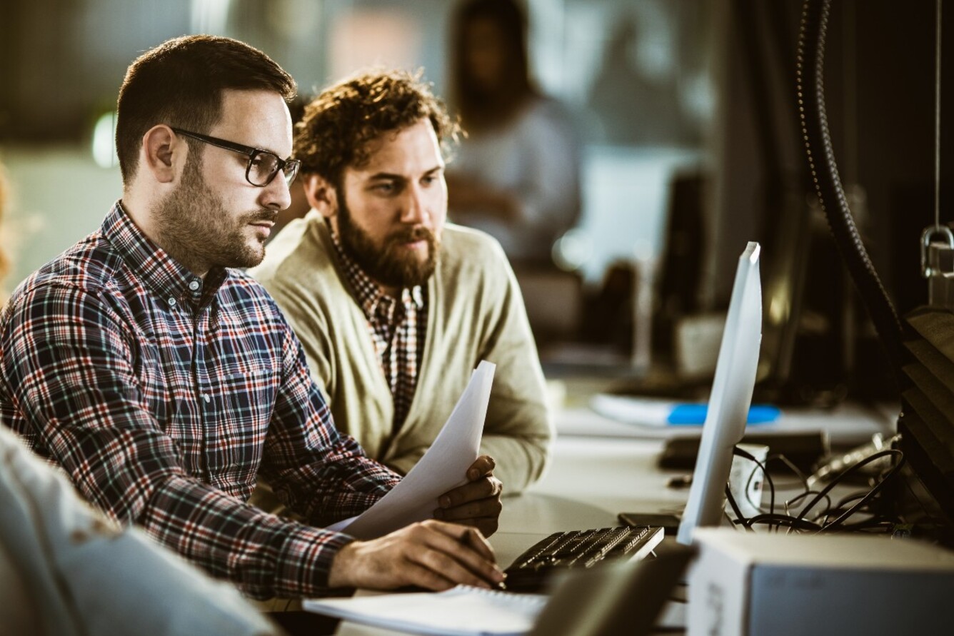 Equipe evitando erros na gestão de ti